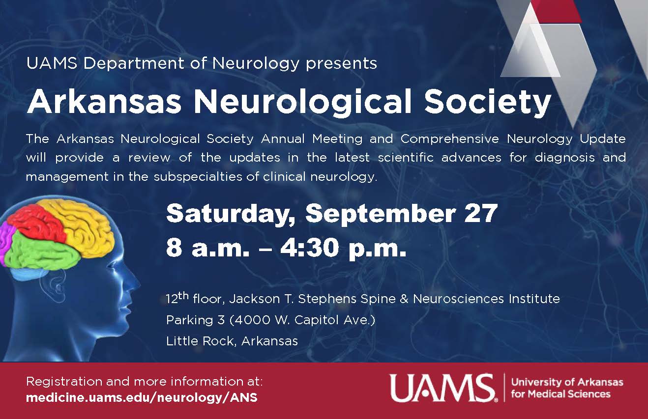 2025 Arkansas Neurological Society Annual Meeting and Comprehensive Update Banner